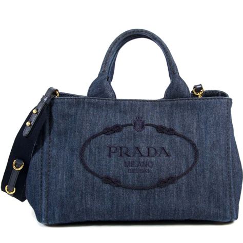 prada belle leather tote|prada denim tote.